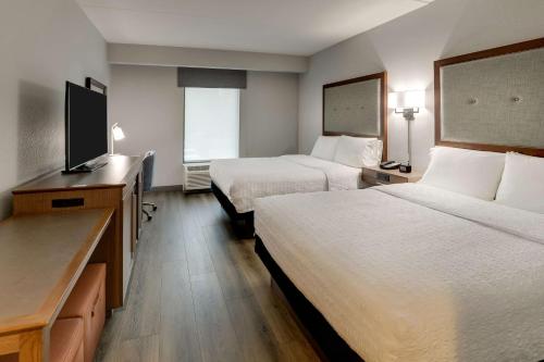 Ένα ή περισσότερα κρεβάτια σε δωμάτιο στο Hampton Inn and Suites Rome, GA