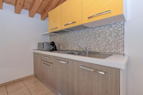 Dapur atau dapur kecil di Residence Fontanelle