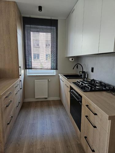 Kuchyň nebo kuchyňský kout v ubytování Urban Jungle Apartament SUNNY