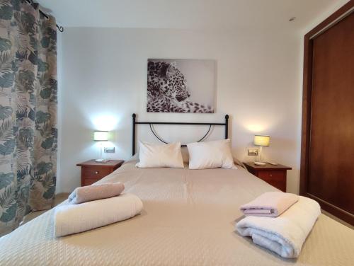 A bed or beds in a room at Salinas de Veras