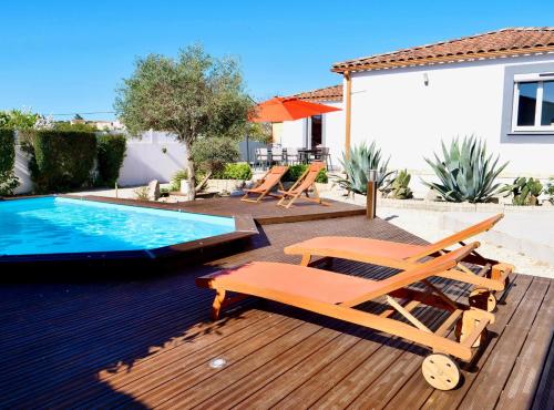 Photo de la galerie de l'établissement La Vi A Bel : Villa 4* aux inspirations méditerranéennes, à Cournonterral