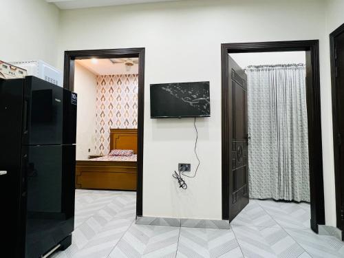 TV a/nebo společenská místnost v ubytování Premium Apartments