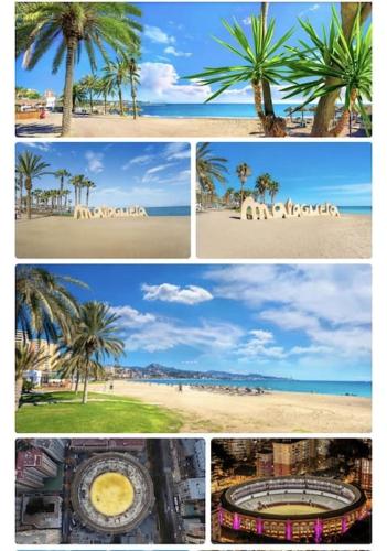 Malagueta, free parking, center & beach