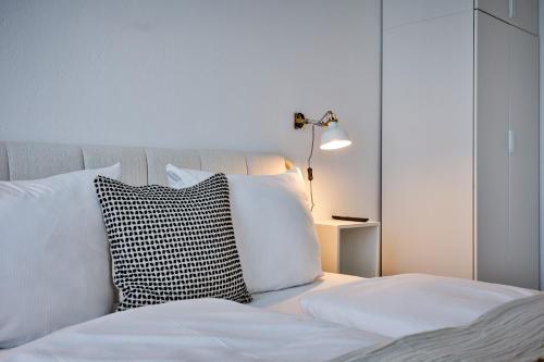 Кровать или кровати в номере Hotel Villa Klasen