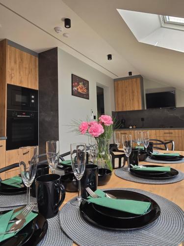 Cuisine ou kitchenette dans l'établissement Rzymska Chata