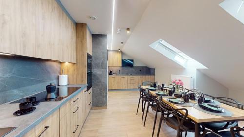 Cuisine ou kitchenette dans l'établissement Rzymska Chata
