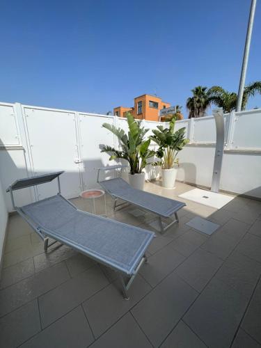 Μπαλκόνι ή βεράντα στο Casa e Vita Salento - Deluxe Suite Santa Maria al Bagno with private pool