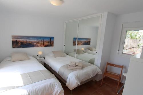 Postel nebo postele na pokoji v ubytování Villa Vincent