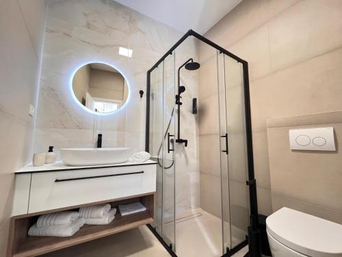 Koupelna v ubytování Teuta Garden Luxury Room