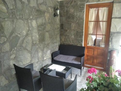 Ruang duduk di Apartments Izvor Lisine
