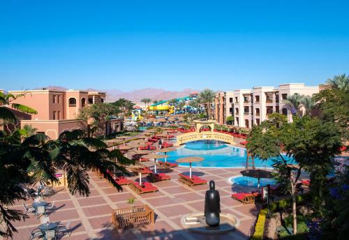 an overhead view of a resort with a swimming pool at Charmillion Club Aquapark in Sharm El Sheikh