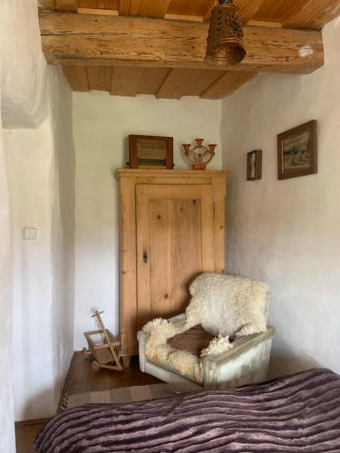 Postel nebo postele na pokoji v ubytování Apartmán U Muzikanta