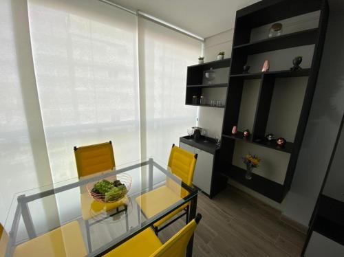 Kuchyň nebo kuchyňský kout v ubytování Apto 1 dorm guarulhos helbor patteo bosque maia 7 min aeroporto