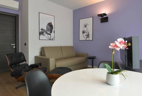 Χώρος καθιστικού στο Residence Il Melograno