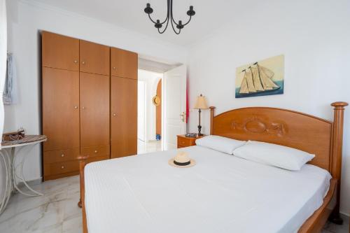 Postel nebo postele na pokoji v ubytování Villa di Μare