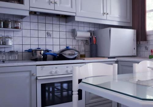 Køkken eller tekøkken på Vasiliki's House