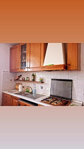 Η κουζίνα ή μικρή κουζίνα στο Casa verdelago