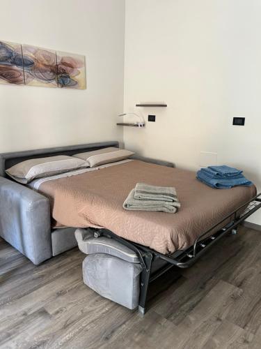 Postel nebo postele na pokoji v ubytování Nizza 90