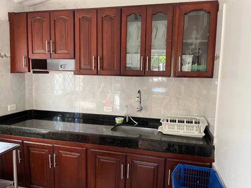 Dapur atau dapur kecil di Mirador El paraiso glamping