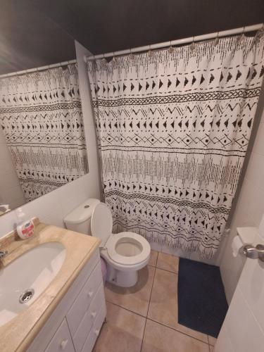 Koupelna v ubytování Avenida el Mar linda vista primera linea