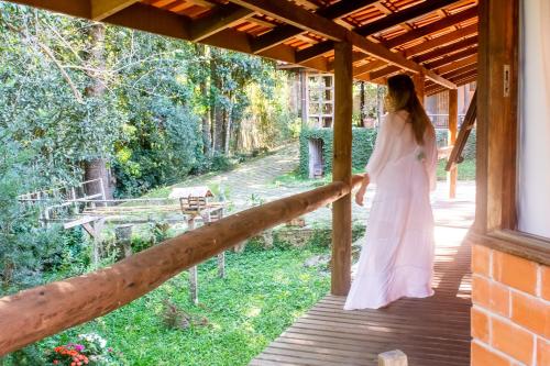 Taman di luar Refúgio na natureza Casa do Tecelão
