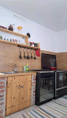 Η κουζίνα ή μικρή κουζίνα στο Kuća za odmor "Bobo"