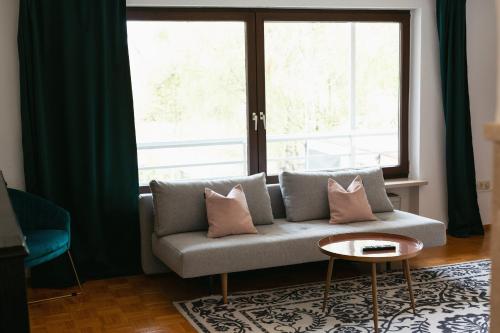 Χώρος καθιστικού στο Strandhotel SüdSee Diessen am Ammersee