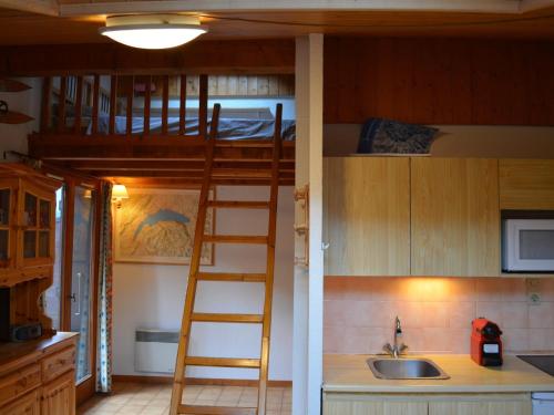 Studio confortable 4 personnes avec balcon à Châtel