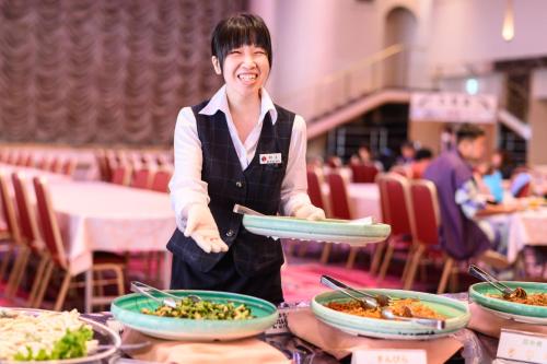 Gæster der bor på Minami Sanriku Hotel kanyo