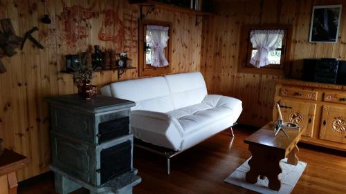 Χώρος καθιστικού στο Chalet Mondjoin