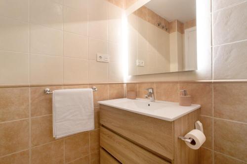 Ένα μπάνιο στο Apartamento Carlos Haya