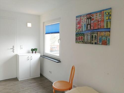 Kuchyň nebo kuchyňský kout v ubytování Gästehaus Koblenz - Dachgeschoss