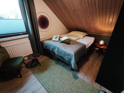 Postel nebo postele na pokoji v ubytování Haus Sonnblick