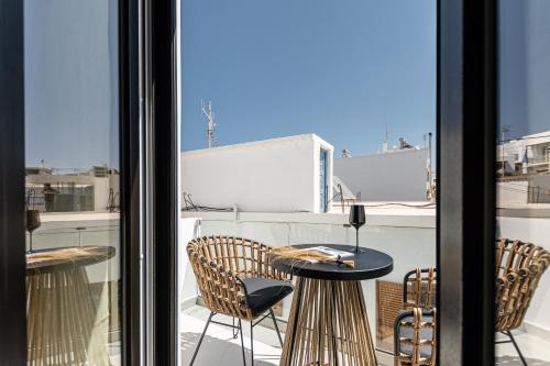 Μπαλκόνι ή βεράντα στο V Luxury Apartments Naxos