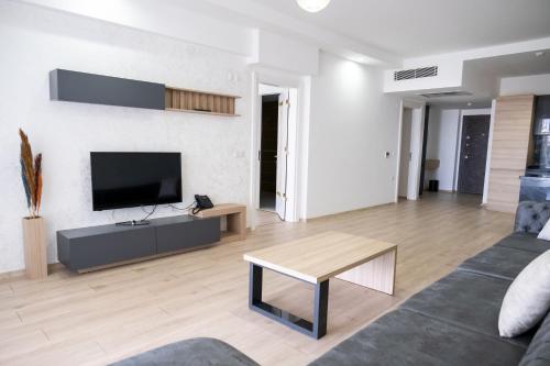 TV a/nebo společenská místnost v ubytování Si Hotel&Spa