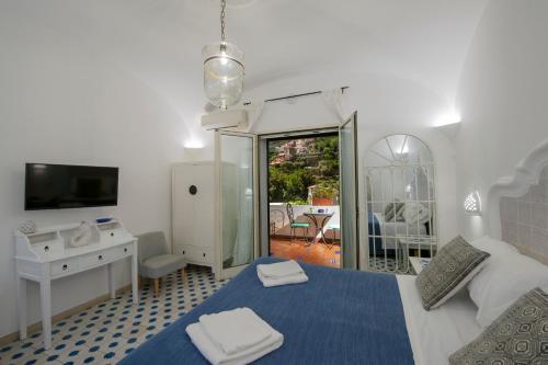 Casa Lucibelloにあるベッド