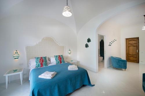 Casa Lucibelloにあるベッド