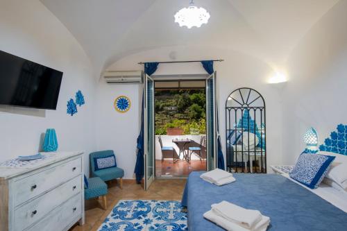 Casa Lucibelloにあるベッド