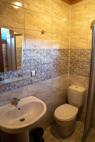 Ένα μπάνιο στο Obelix Bungalows