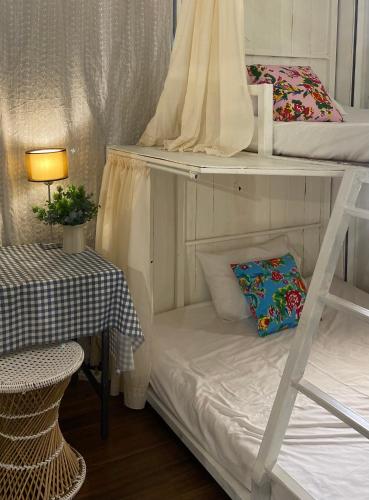 Postel nebo postele na pokoji v ubytování Chiza hostel Chiangmai