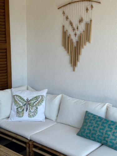 Χώρος καθιστικού στο Nice, spacious and bright apartment in Thermi, Thessaloniki.