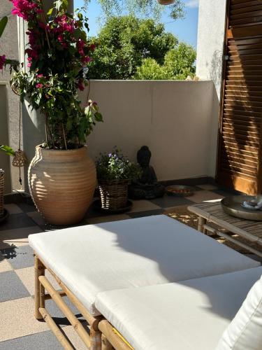 Μπαλκόνι ή βεράντα στο Nice, spacious and bright apartment in Thermi, Thessaloniki.