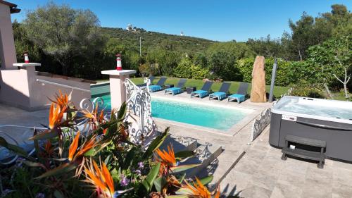Villa La Chiappa Bord de Mer avec piscine chauffée et Jacuzzi