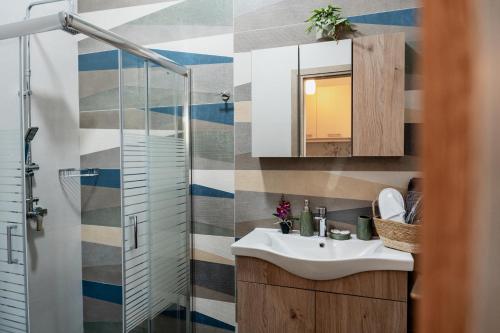 Ένα μπάνιο στο Filion Apartments Nafplio