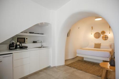 Kuchyň nebo kuchyňský kout v ubytování Valery Suites