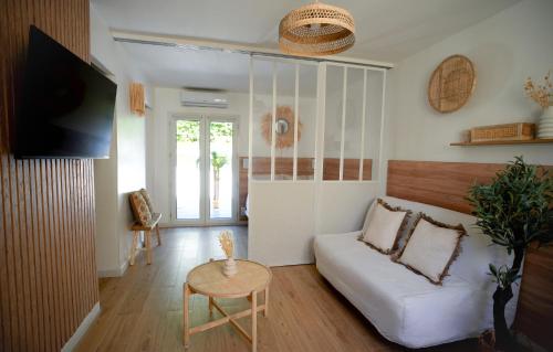 La paillotte - Studio terrasse proche tram