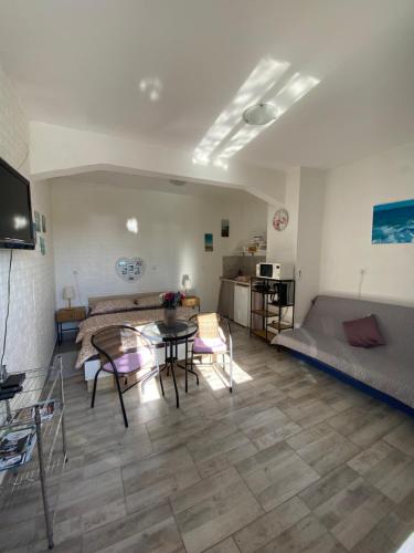 TV a/nebo společenská místnost v ubytování Apartman Maja Pula