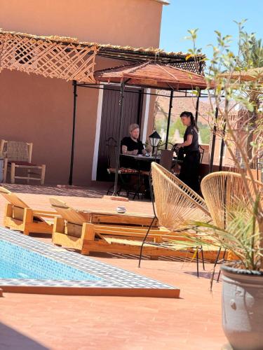 Επισκέπτες που μένουν στο Auberge Ksar Ait Ben Haddou