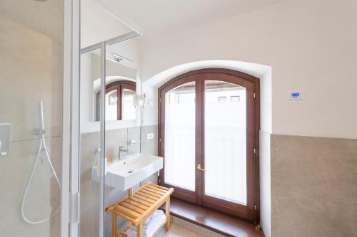 Koupelna v ubytování Hotel Vecchio Casello
