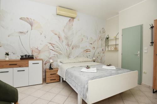 Kuchyň nebo kuchyňský kout v ubytování Apartmani Zukic